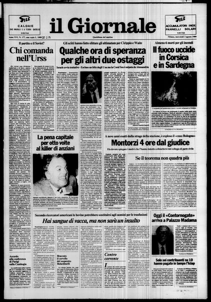 Il giornale : quotidiano del mattino